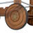 Kaing Wood Bar Cart,Kitchen Cart