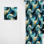 Blue Celestial Geometry Geometric I - Abstract Geometric Room Darkening Curtain - 1 Panels-107598401