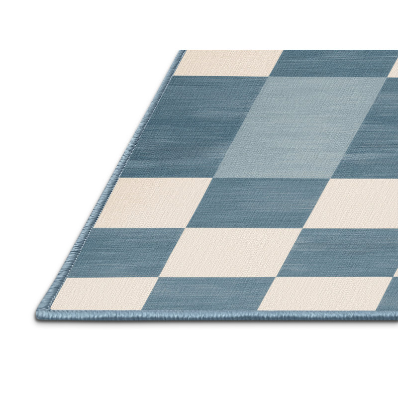 Machine Washable Botanical Area Rug, Rectangle 6' x 9'