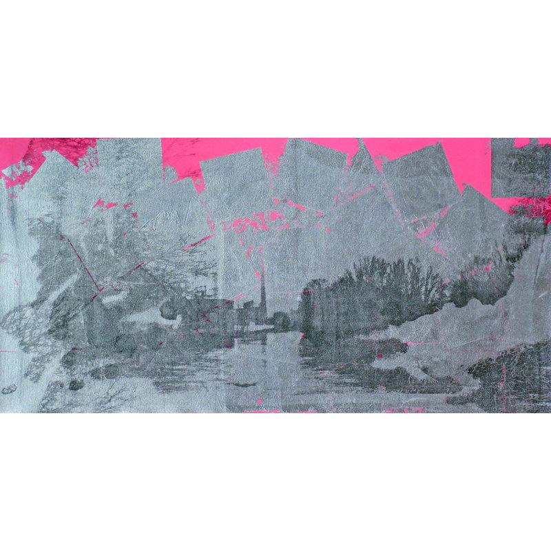 Silver River by Tracy Silva Barbosa - Wrapped Canvas Print, 76cm H x 152cm W
