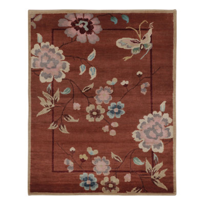 Art Deco Handmade Wool Area Rug