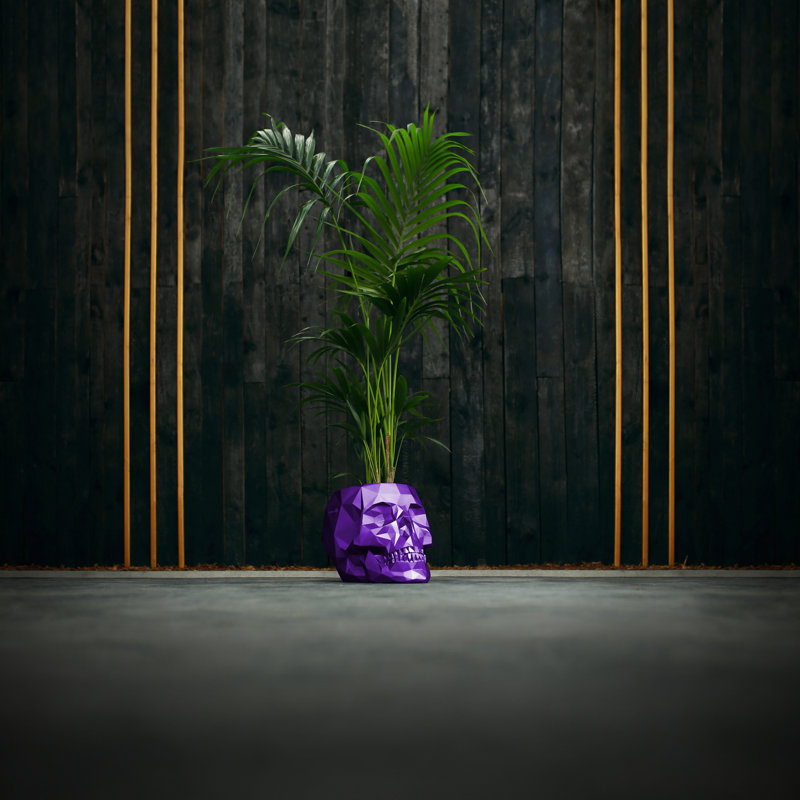 Handmade Pot Planter, Violet Metallic