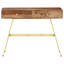 Bureau d'écriture avec tiroirs en bois de sheesham massif 39,4 po x 21,7 po x 29,5 po-1195354158