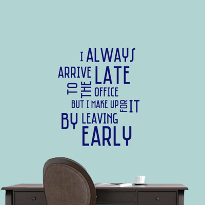 Text & Numbers Non-Wall Damaging Wall Decal