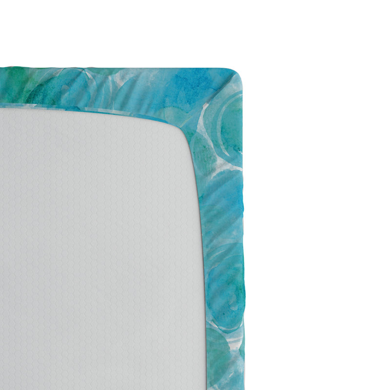 Microfiber Abstract Fitted Sheet, Twin XL Fitted Sheet