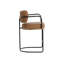 JALEN Upholstered Stool with Metal Frame-746359558