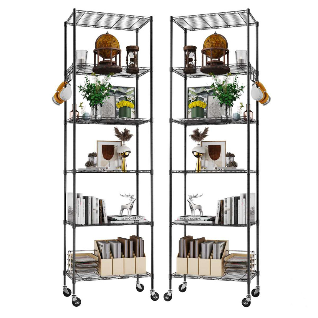 Newmans 54cm W Powder Coated Steel Shelving Unit