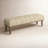 Chrissy Polyester Upholstered Bench