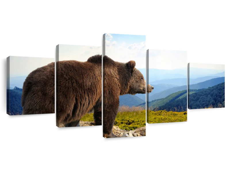 Mountain Bear, 24" H x 55" W