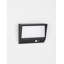 Black Integrated LED Outdoor Flush Mount