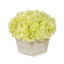 Arrangement d'hortensias bourgogne en tissu synthétique en pot-21224841