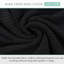 Ensemble de serviettes 2 pièces Willow - 100% coton peigné, qualité supérieure 630 g / m², noir, ultra doux et très absorbant (2 serviettes de bain)-1833370059-1833370057