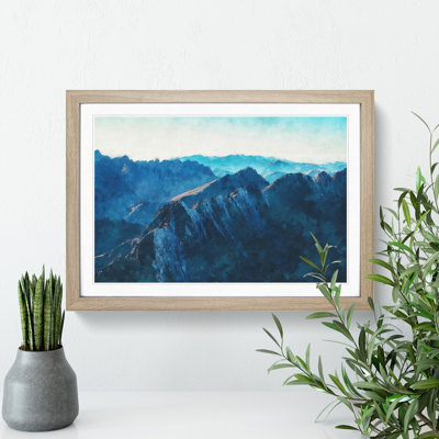 Mountain Range in Slovakia - Framed Print