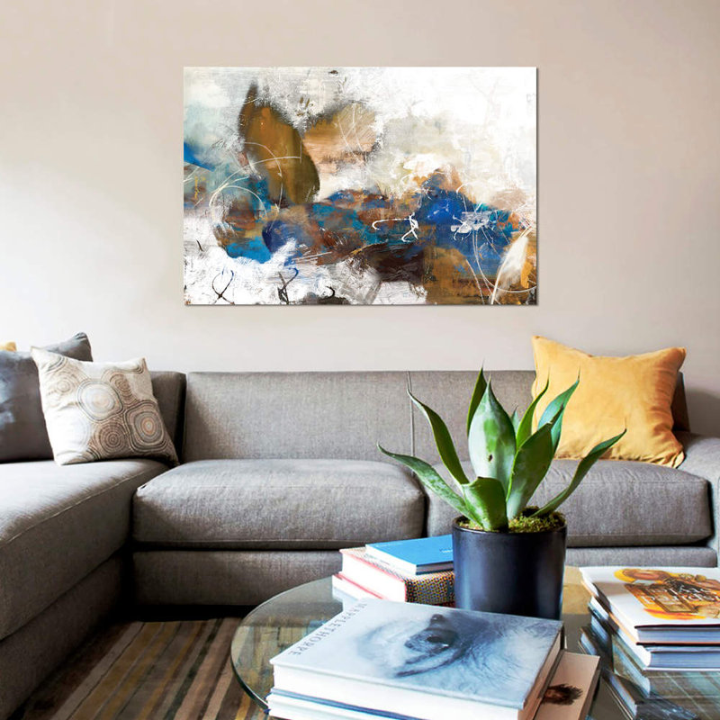« fantaisiste ii », reproduction sur toile, H 18 po x l 26 po x P 1,5 po