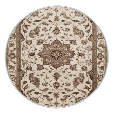 Tapis beige lavable à la machine