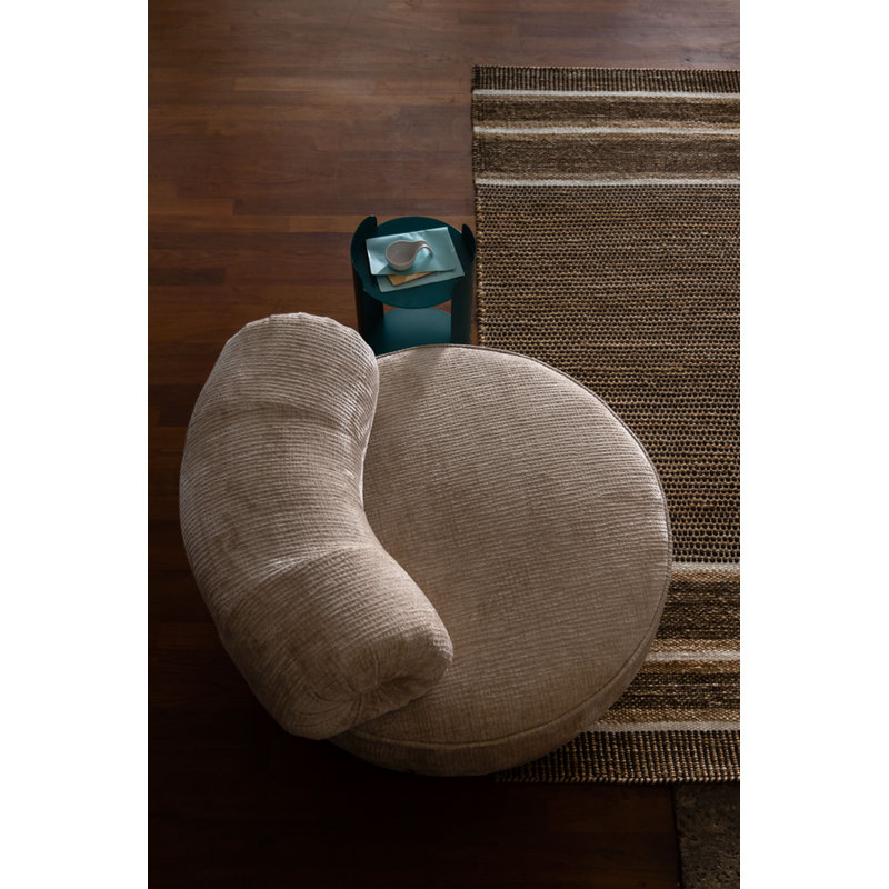 Tilbury Lounge Chair, Natural Beige Polyester
