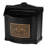 Wallmount Mailbox with Brass Accent-108296417