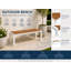 Banc en aluminium Alynne-1743073784