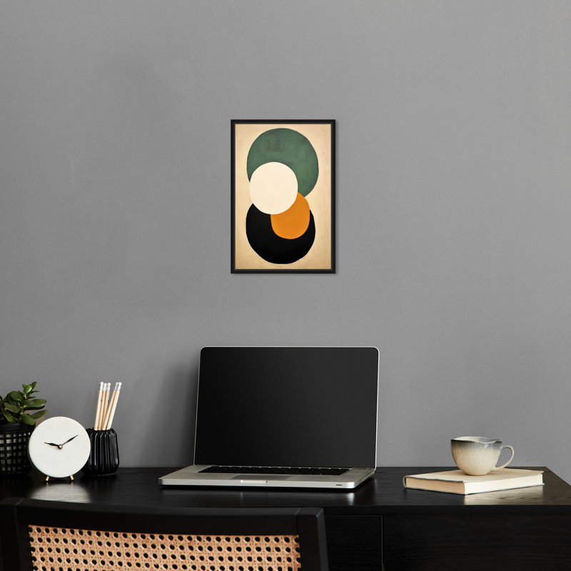 «Divers Coins», art mural rétro rétro par Notoriart, Cadre noir, H 16 po x l 11 po