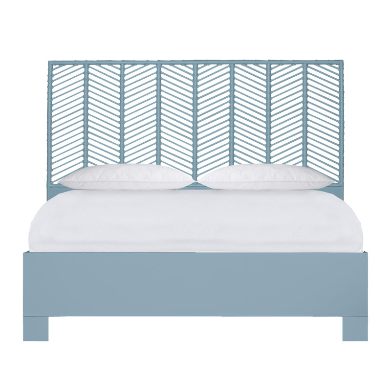Liam Bed, King, Pool Blue