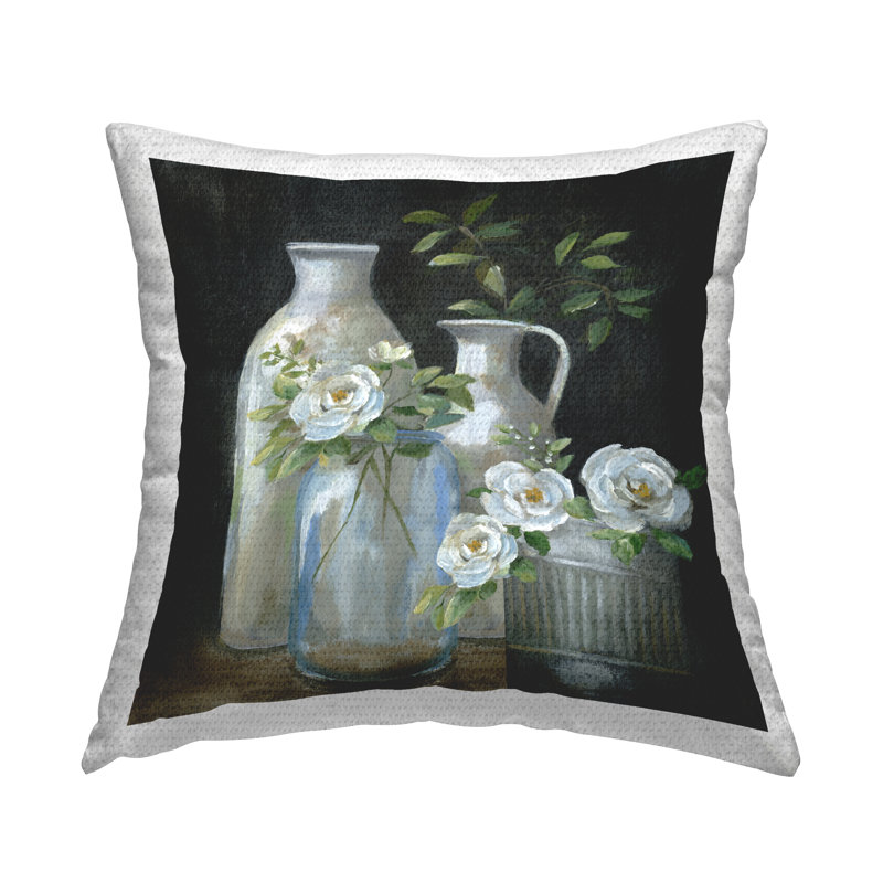 Coussin d'extérieur Traditional Country Florals Bouquet