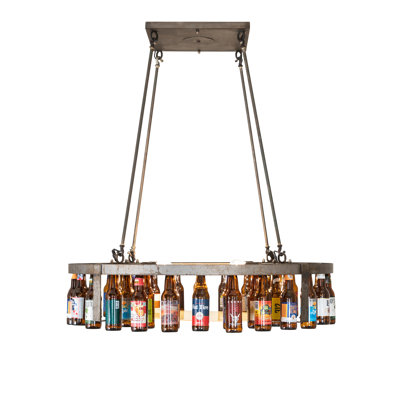 42 po de largeur: 30 lumières suspendues