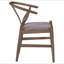 Chaise d'appoint en bois de noyer guinéen (ensemble de 2)-1870238459