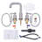 8 In. Widespread Double Handle Bathroom Faucet With Pop-Up Drain Kit Included And Supply Lines-103542399