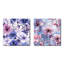 Souliere - Ensemble de 2 collages floraux carrés-101848393-101848387