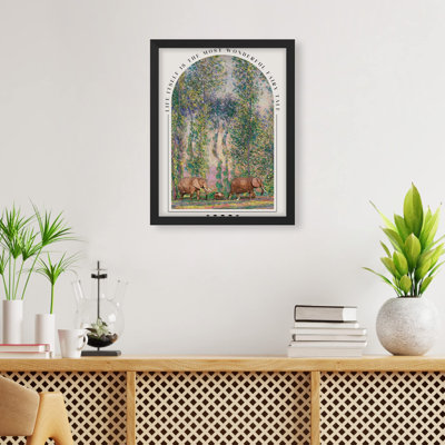 " Pastel Jungle Safari Forest And Elephant "