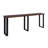 Glendive 90" Distressed Mango Solid Wood Console Table, Sawn Farmhouse Dark Brown-1114302820-1108375254