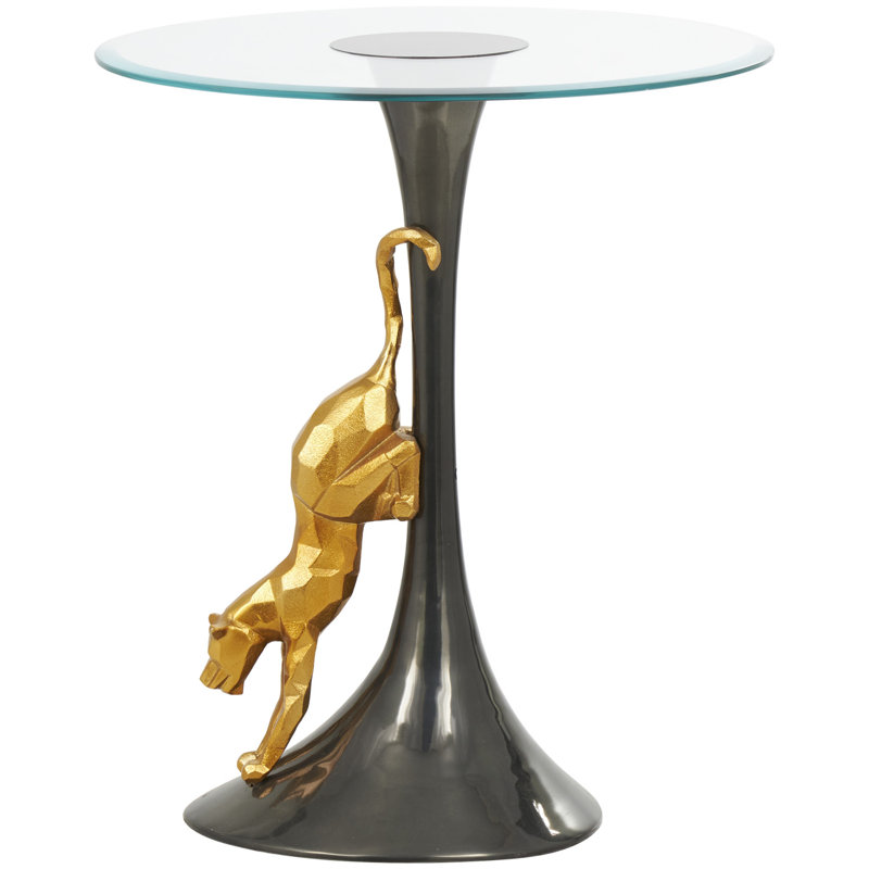 Annamarra Glass Top End Table