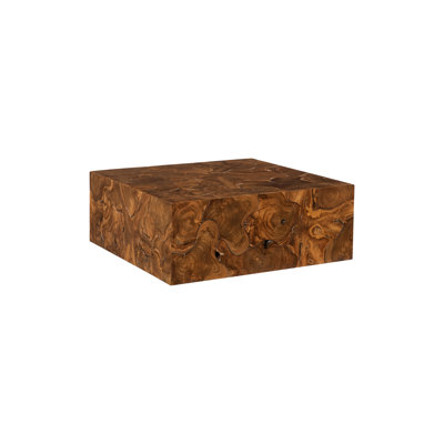Teak Chunk Solid Wood Block Coffee Table