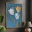 Reproduction encadrée FLORAL Series CXLV III - bois massif-817355638