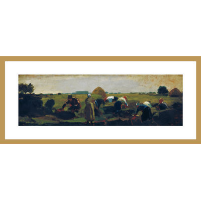 The Gleaners by Winslow Homer -Framed Giclee Print