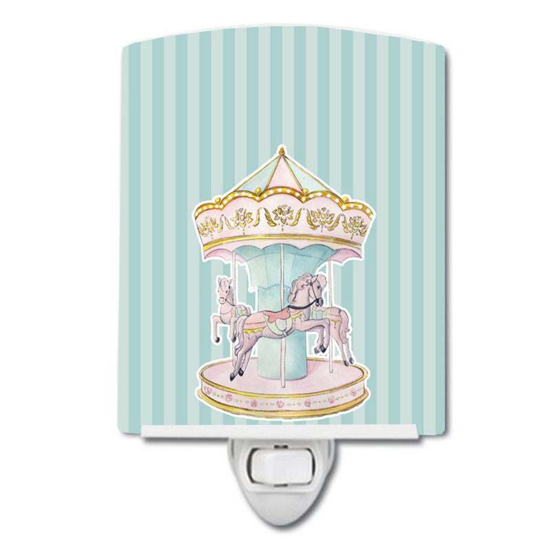 Carousel Ceramic Night Light