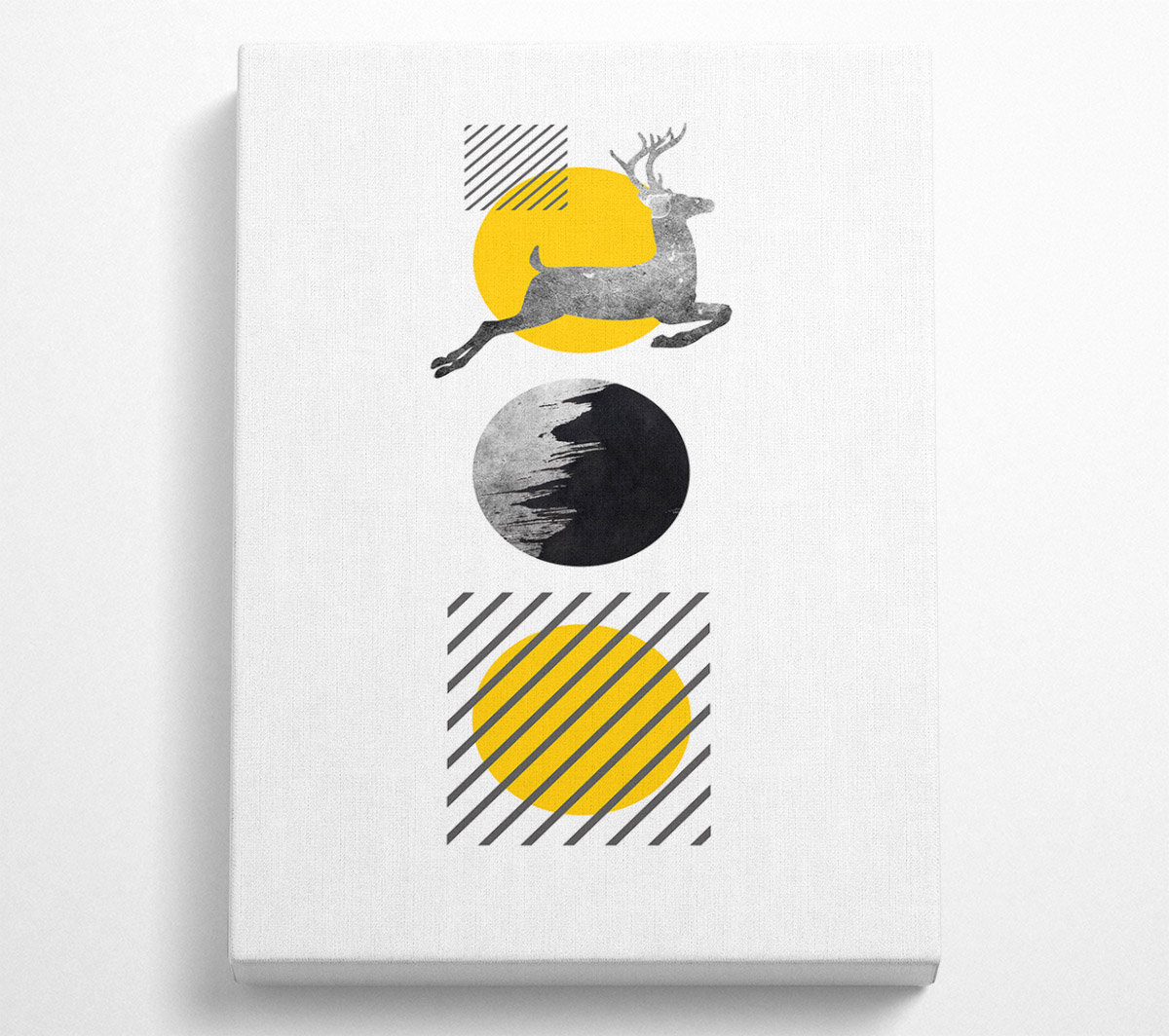 Alpen Home Stagg Yellow Circle Canvas Print | Wayfair.co.uk