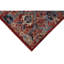 Hand Knotted Wool Area Rug in Red