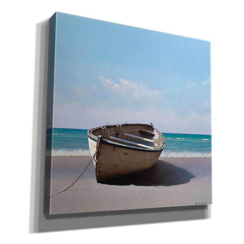 " Boat 3 " by Zhen-Huan Lu, 12" H x 12" W x 0.75" D