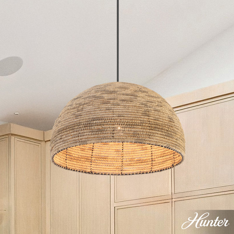 Grand luminaire suspendu 1 lumière Hunter Hillmount