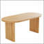 Table de salle à manger moderne à rallonge de 55,12 à 70,87 po avec rallonges amovibles, table de style Mid-Century moderne, convenant aux salles à manger, aux cuisines et aux salons, noyer naturel