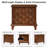3 Drawer Wood Nightstand with Geometric Drawer Design and Built-In Charging Station-1453117450