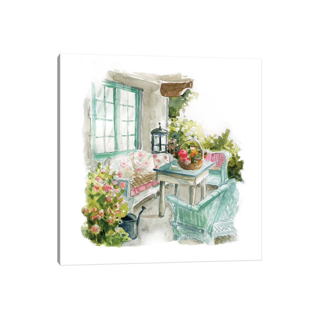 Cottage Retreat by Carol Robinson - Painting Print on Canvas