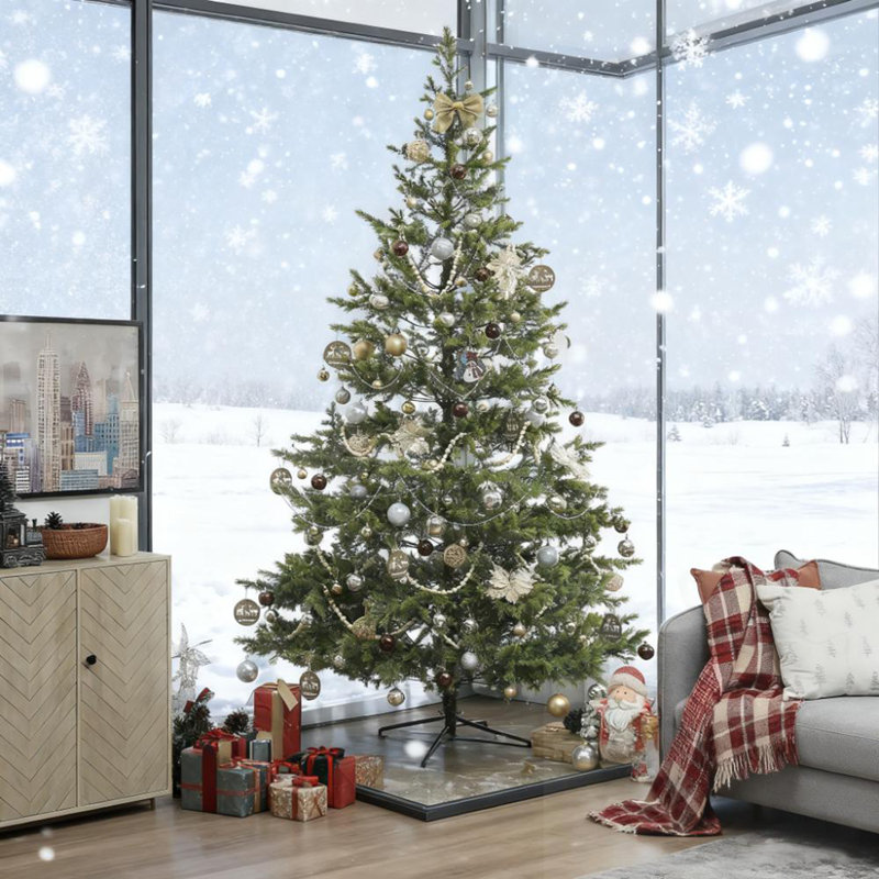 9Ft Artificial Sparse Christmas Tree, No, 9' H