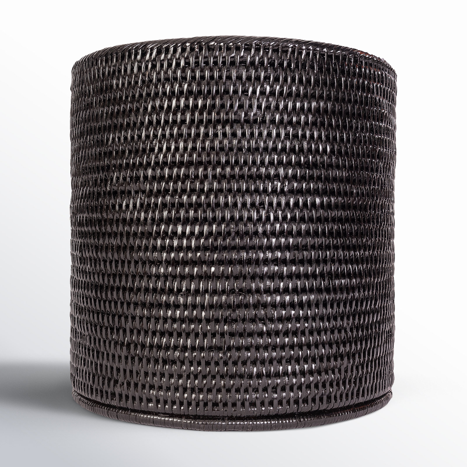 Sunbury 4.5gal Waste Basket, Tudor Black