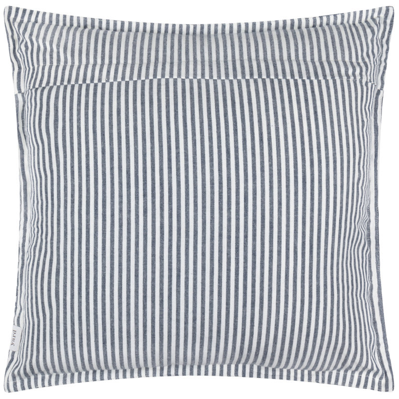 Paniagua Indoor / Outdoor Striped Square Throw, Blue, Pillow Cover Only - No Insert