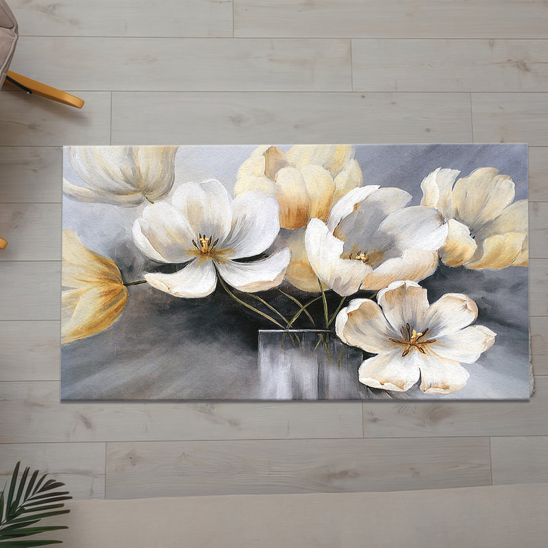 Chic Non-Woven Soft Printed Rug with Geometric Patterns Perfect for Enhancing the Beauty of Your Living Room or Bedroom