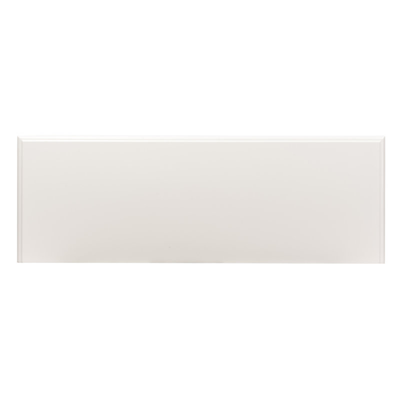 Oyster White Mirrored Pine and Poplar Server