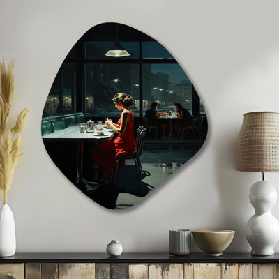 Chef-d'œuvre Nighthawks par Edward V - décoration murale irrégulière en forme de nébuleuse