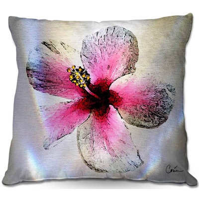Floral Reversible Throw Pillow